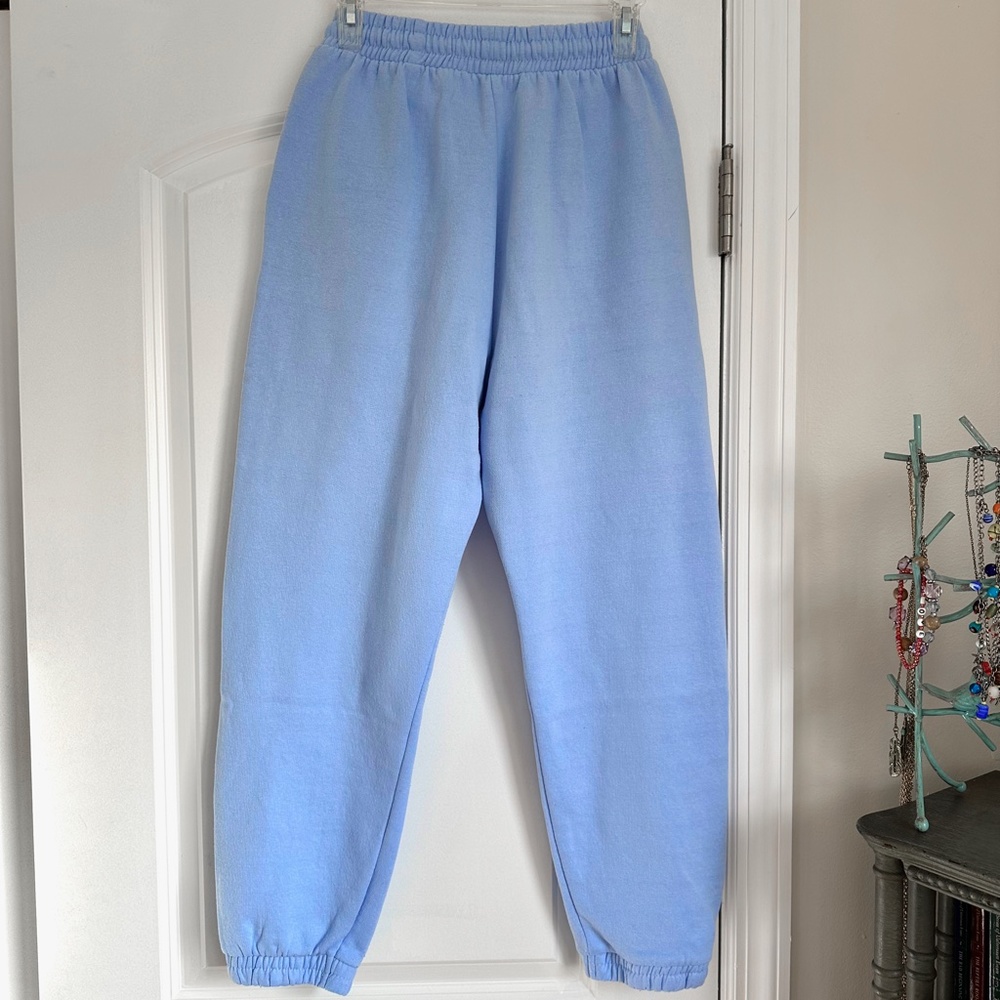 Light Blue Zara Joggers Sweatpants - Picture 3 of 9
